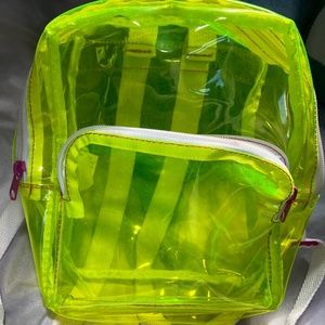 Neon green/ yellow mini bakcpack